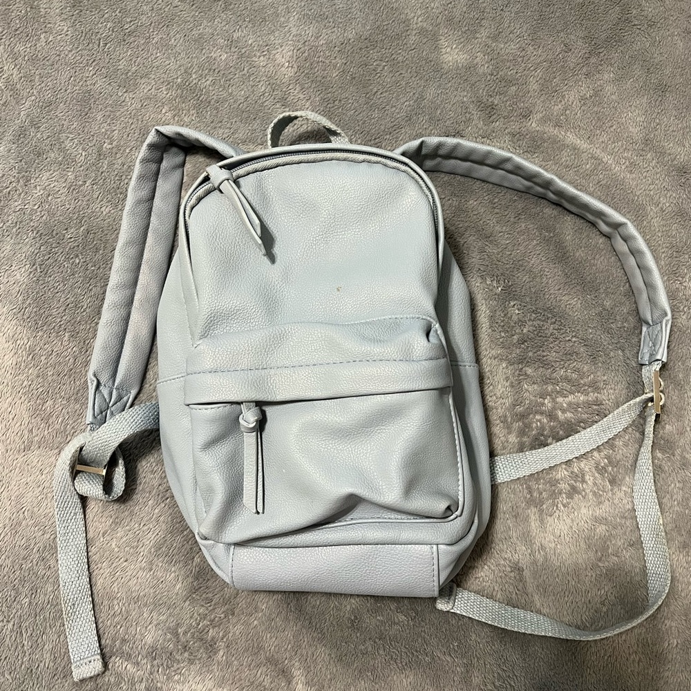 Blue Mini Backpack/Purse